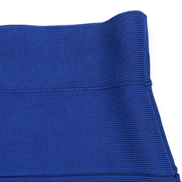 BCBG MAXAZRIA Bandage Cobalt Skirt Sz S - Picture 6 of 12